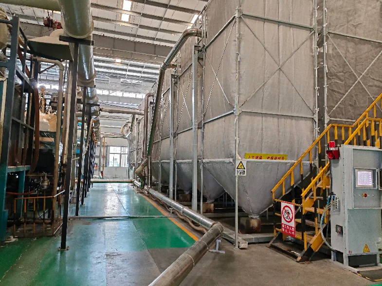 EPS bead aging silo storage facility