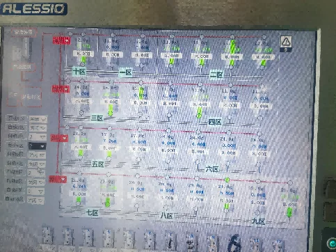 EPS production monitoring and silo-control interface